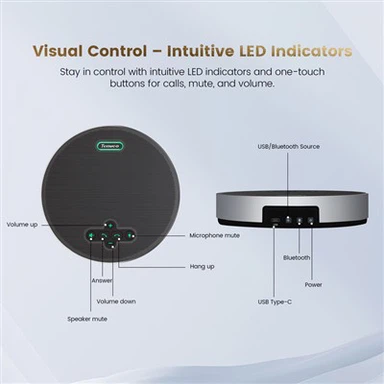 Mikrofon konferencyjny Głośnik Mikrofon wideokonferencyjny