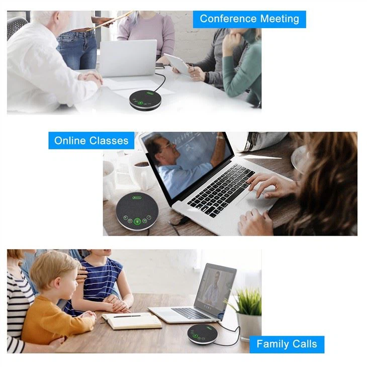 M3B Bluetooth Conference Speakerphone Bluetooth5.0 With Bluetooth Dongle Conference Speaker 5M Voice Pick Up Range For 10 People
